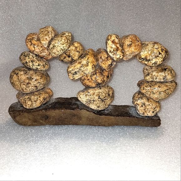 Last chance! Firm! Hand crafted Stone Arch Artwork OUTDOOR/INDOOR Stone DECOR - Picture 5 of 5